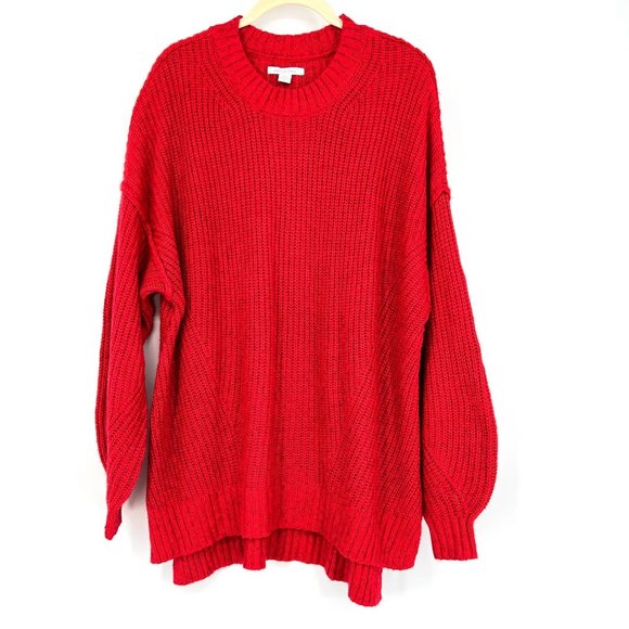 american eagle oversized dreamspun crew neck sweater